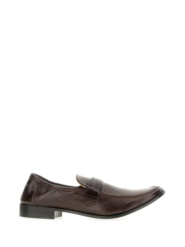 Mm6 Maison Margiela Brown Loafers