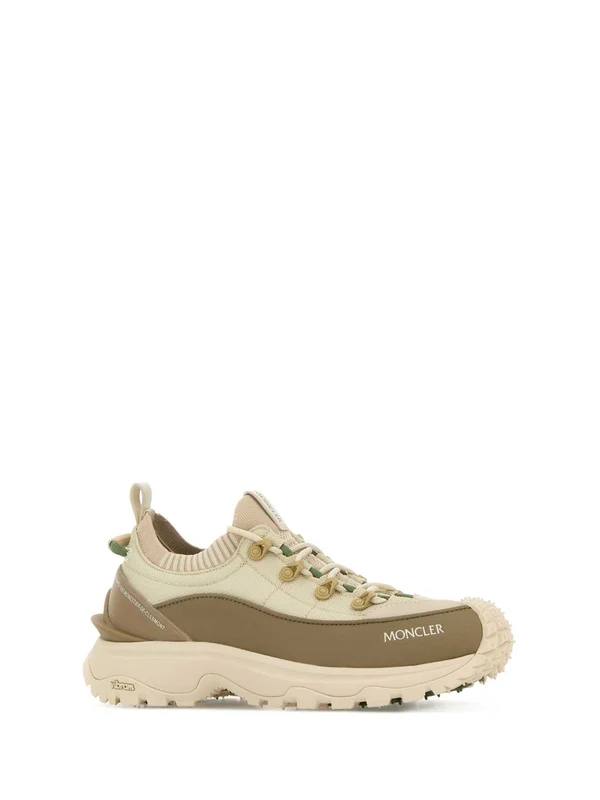Moncler Brown Low Top Sneakers - Image 2