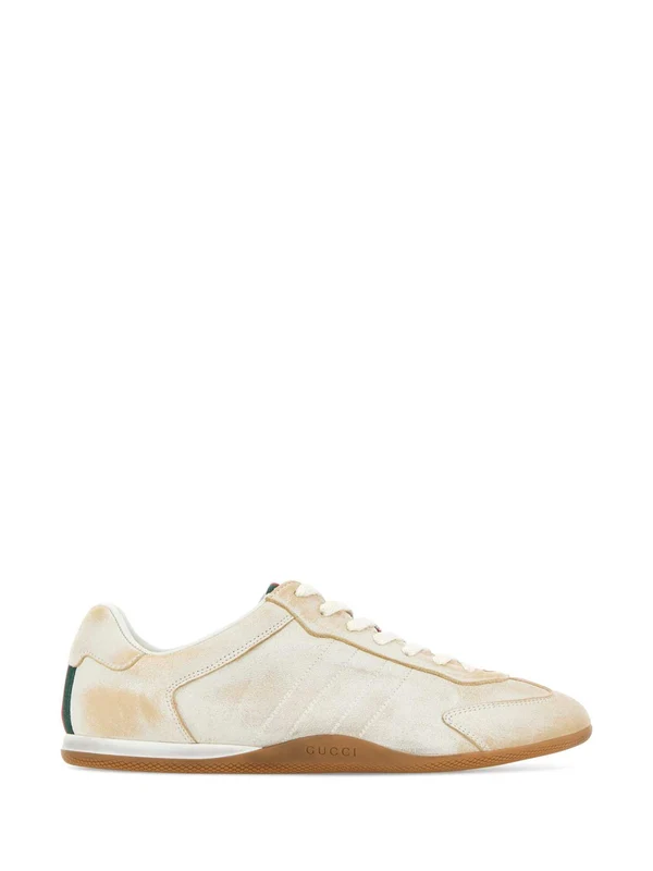 Gucci White Low Top Sneakers