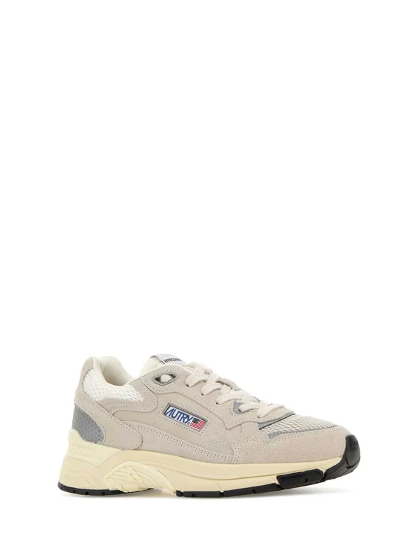 Autry Beige Low Top Sneakers - Image 2