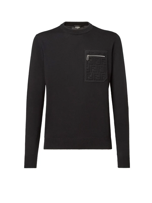 Fendi Black Knitted