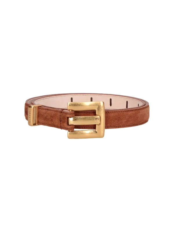Balmain Brown Leather Belts