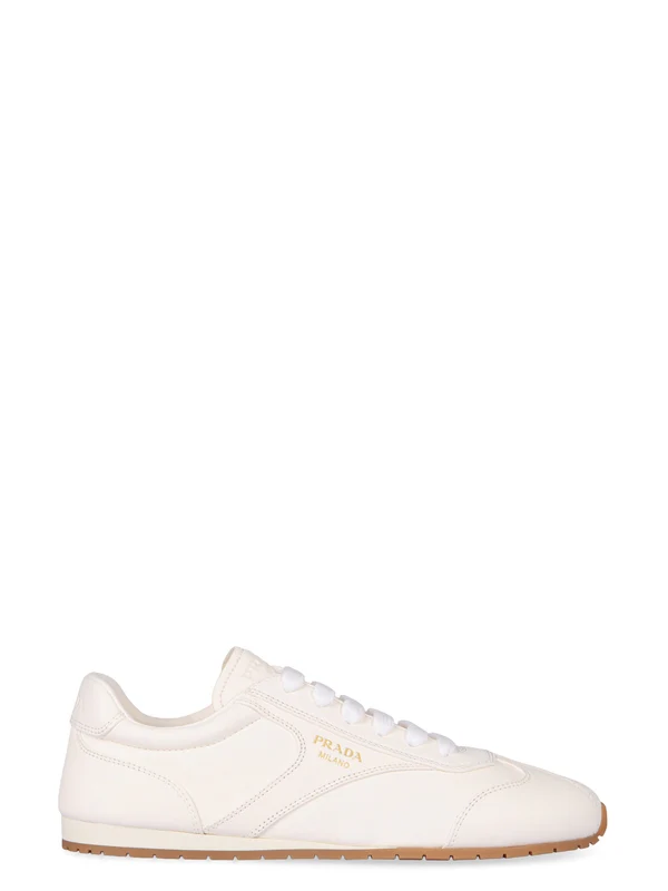 Prada White Low Top Sneakers