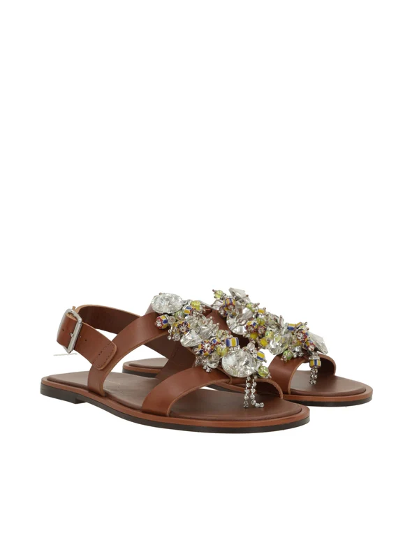 Dries Van Noten Brown Sandals