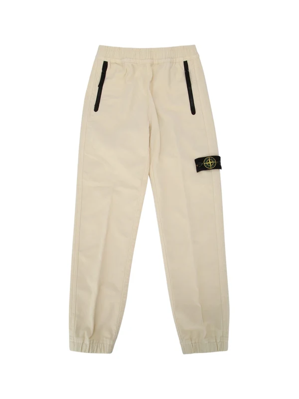 Stone Island Kids Ivory Trousers