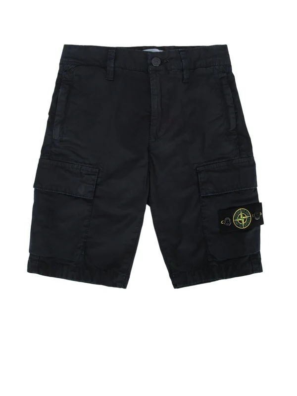Stone Island Kids Navy Shorts