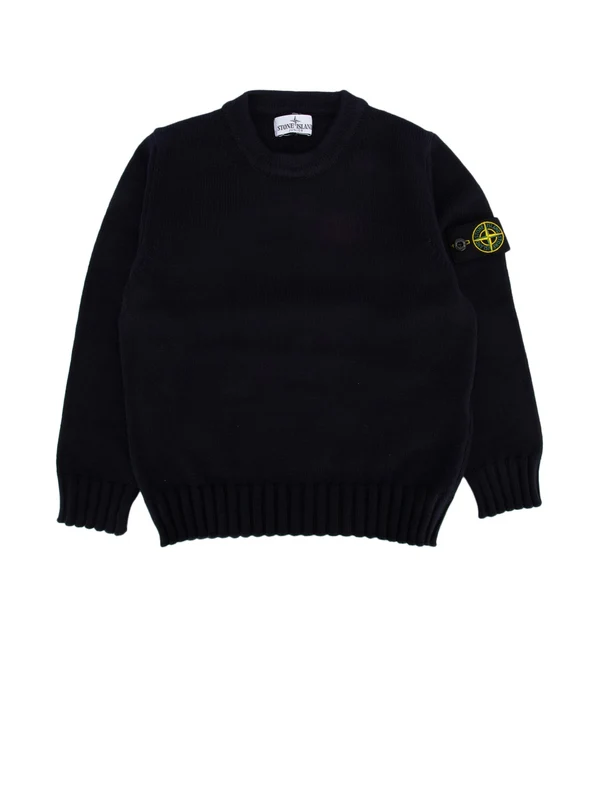 Stone Island Kids Navy Knitted