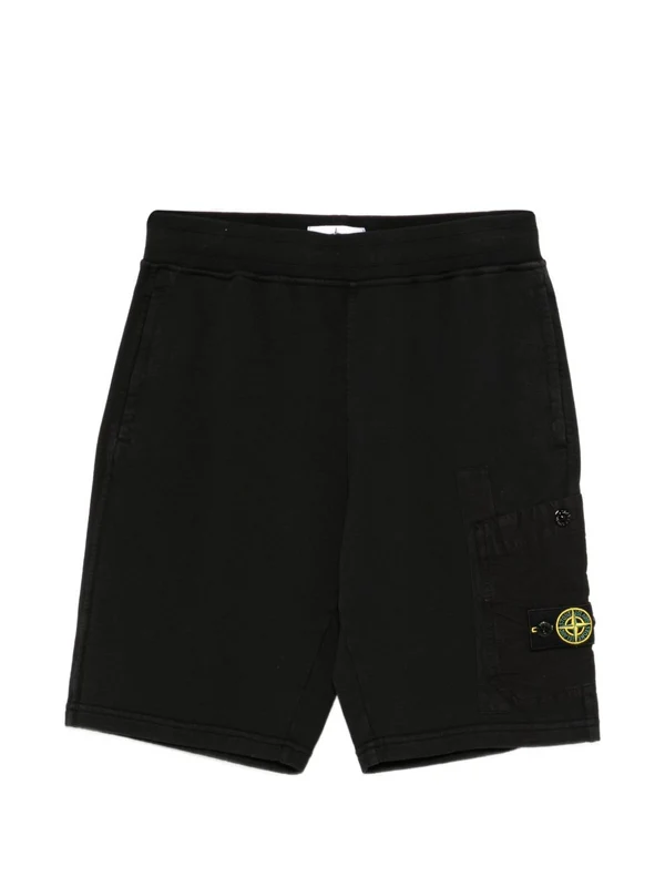 Stone Island Black Shorts