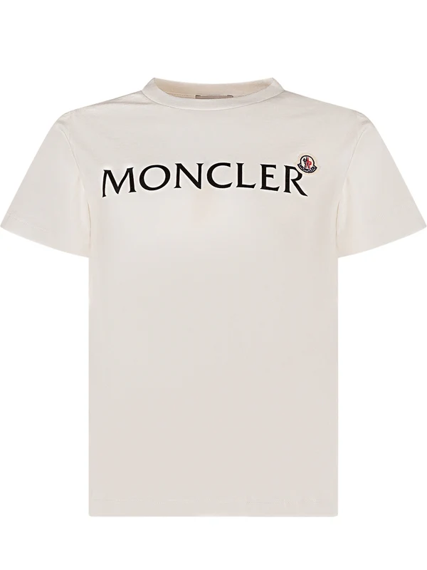 Moncler White Half Sleeve