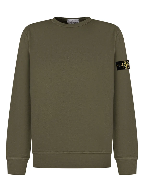 Stone Island Kids Green Sweatshirts