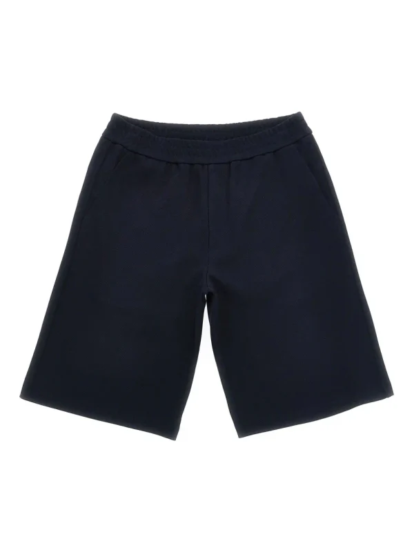 Logo Patch Cotton Shorts