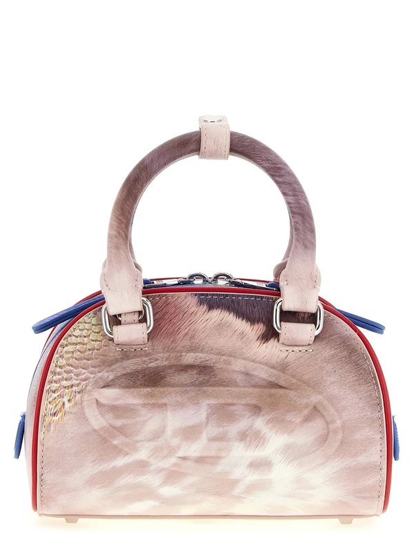 Diesel Pink Tote Bags