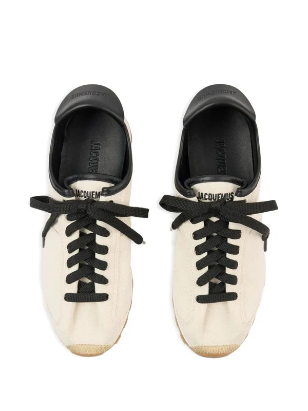 Jacquemus Beige Low Top Sneakers - Image 2