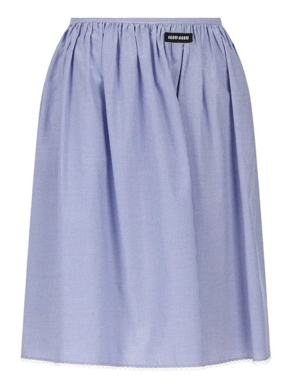 Miu Miu Blue Skirts
