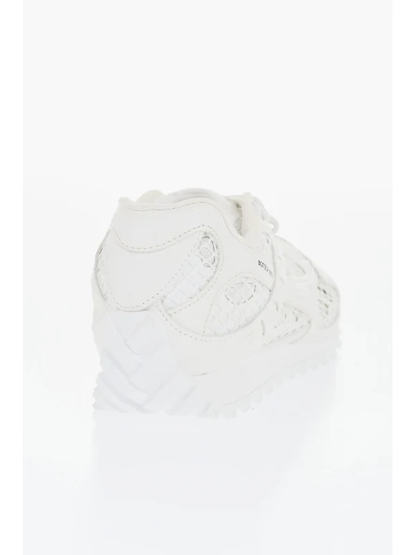 Bottega Veneta White Low Top Sneakers - Image 3