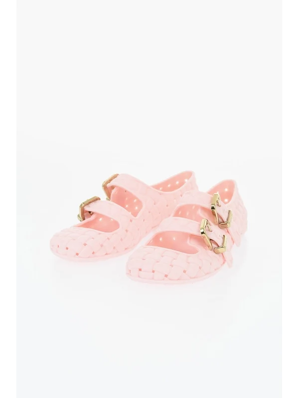 Bottega Veneta Pink Flat Shoes - Image 3