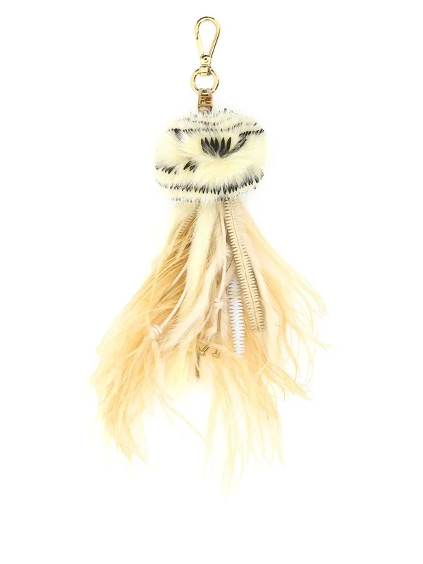 Fendi Yellow Keyrings