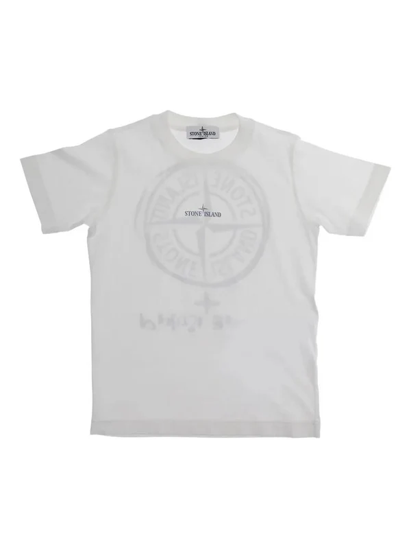 Stone Island White Half Sleeve