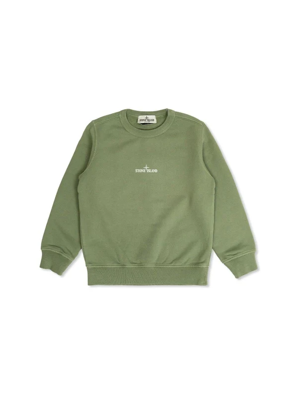 Stone Island Kids Green Sweatshirts