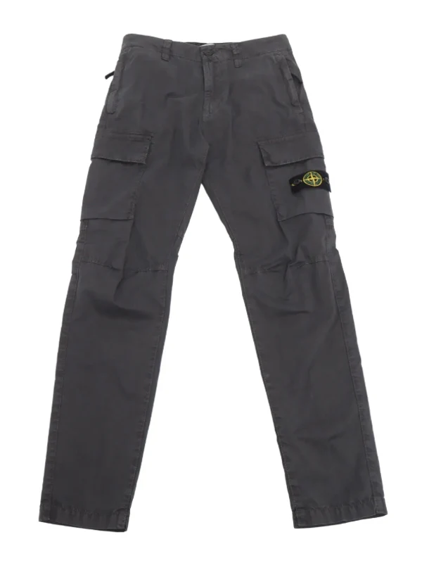 Stone Island Kids Grey Casual Pants