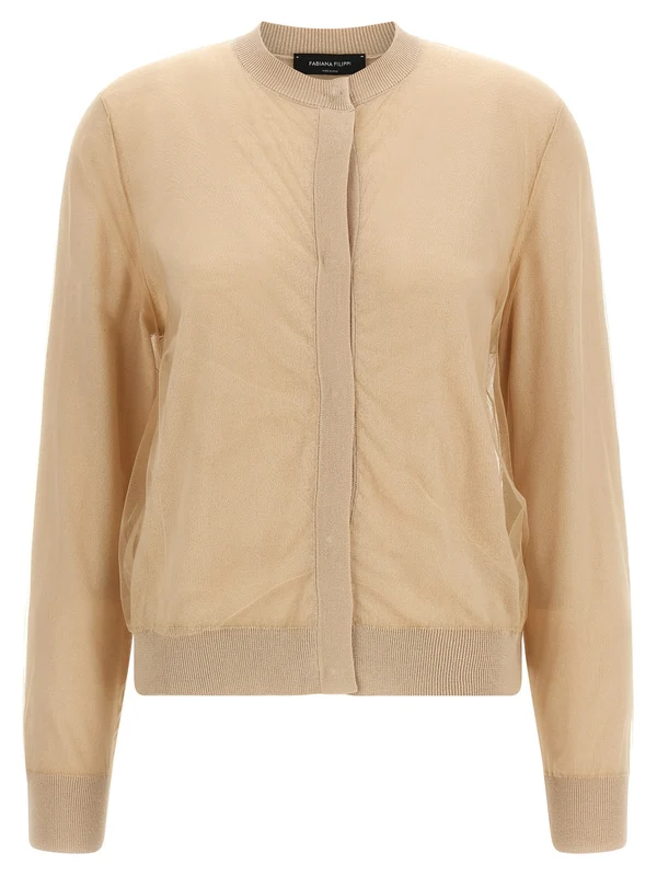 Fabiana Filippi Beige Cardigans