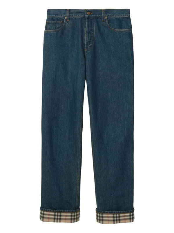 Burberry Navy Denim Pants