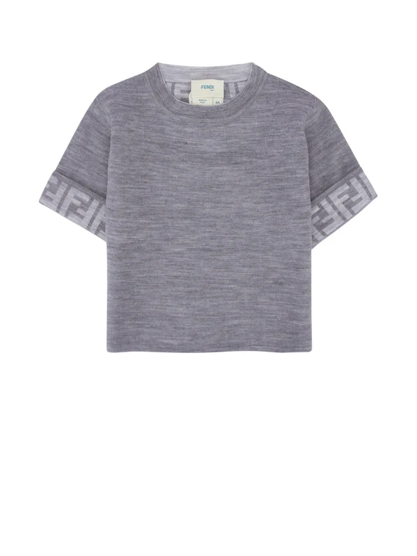 Fendi Grey Knitted