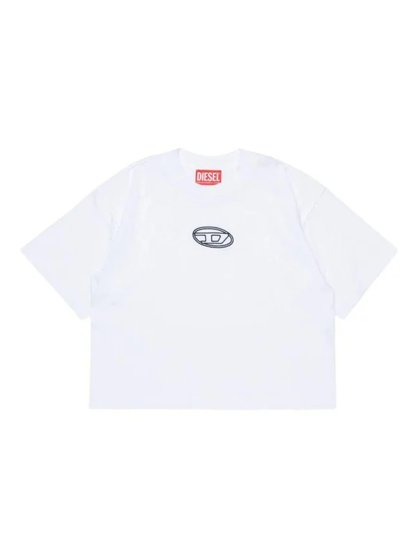 Diesel White Half Sleeve