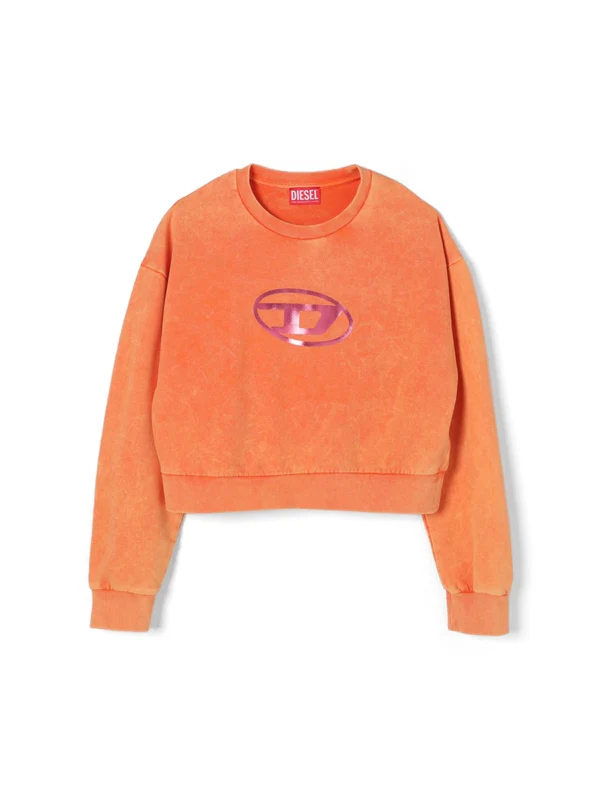 Diesel Orange Sweatshirts