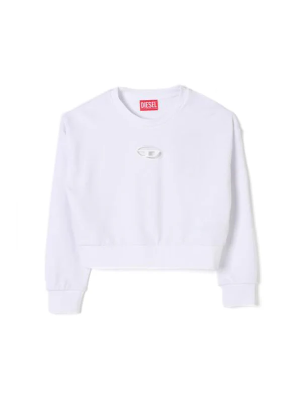 Diesel White Sweatshirts