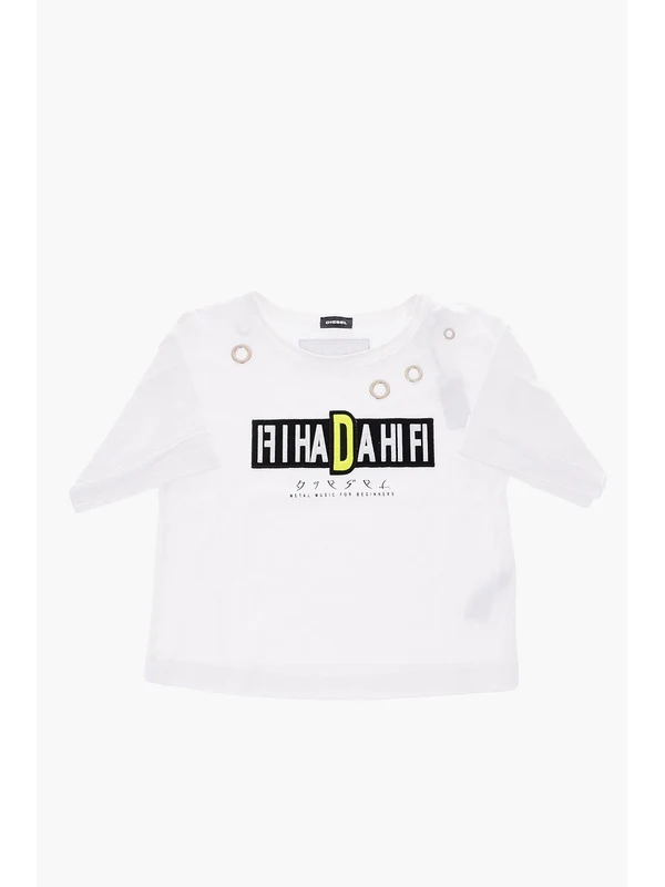 Diesel White Half Sleeve