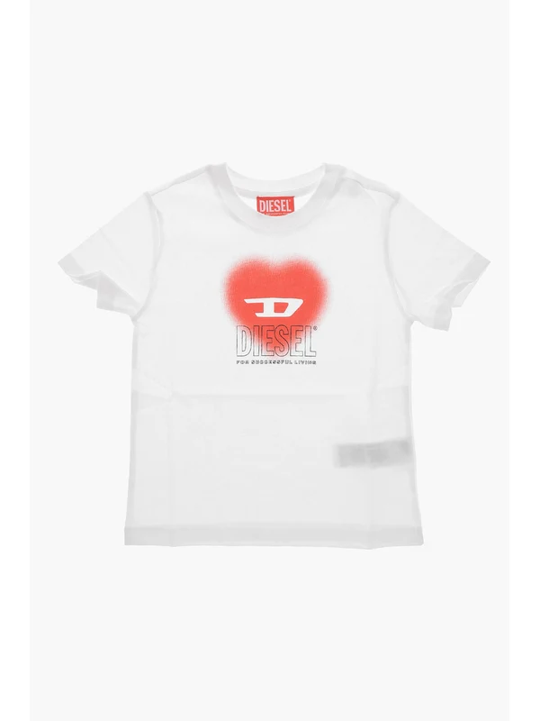 Diesel White Half Sleeve