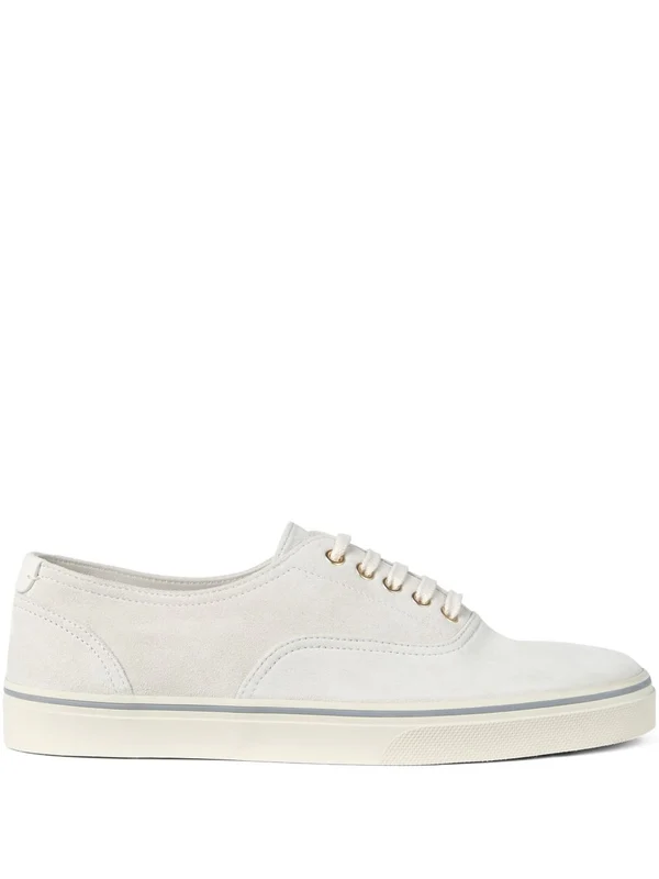 Brunello Cucinelli White Low Top Sneakers