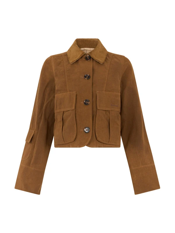 Barbour Brown Trucker