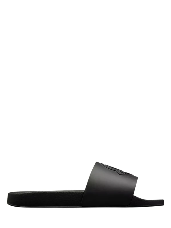 Moncler Black Slides