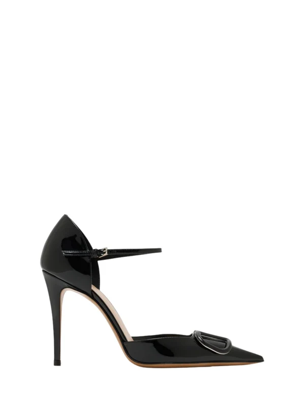 Valentino Black Sandal Heels