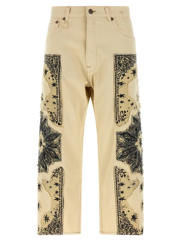 R13 Beige Denim Pants