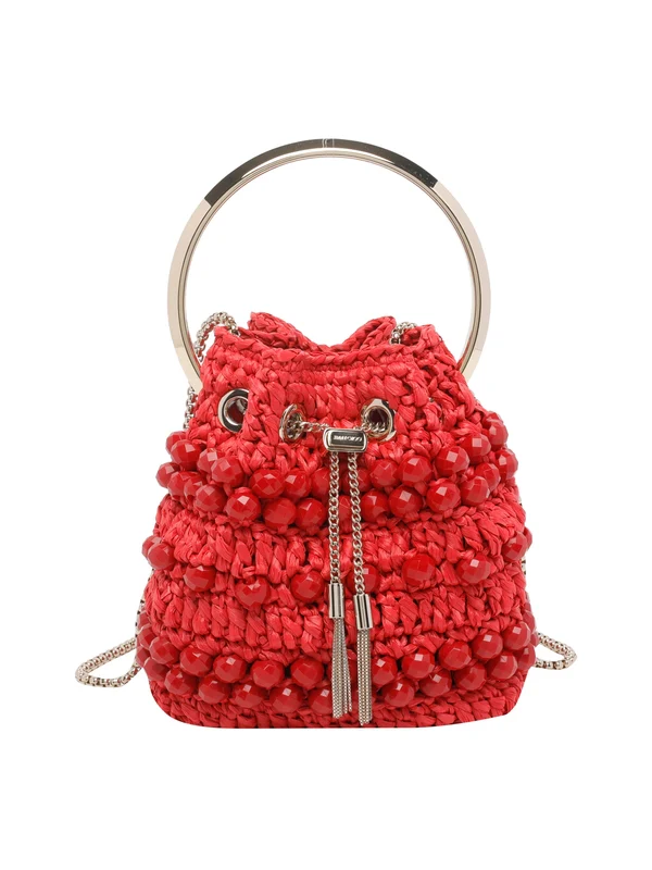 Jimmy Choo Red Bucket Bags