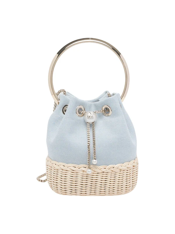 Jimmy Choo Blue Bucket Bags
