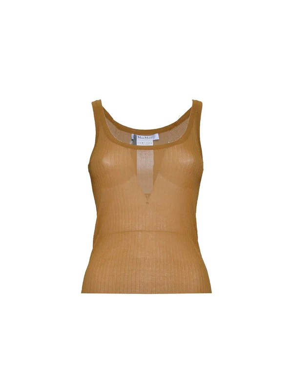 Max Mara Brown Sleeveless