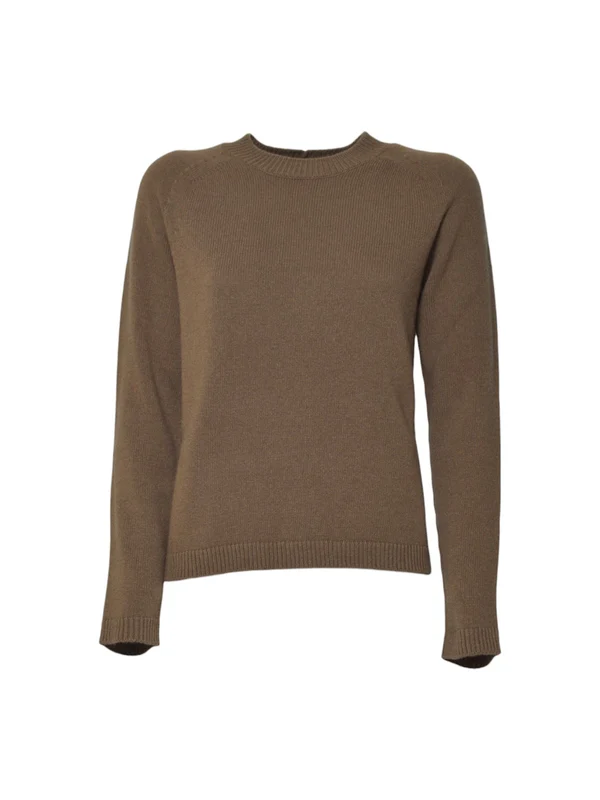 S Max Mara Brown Knitted