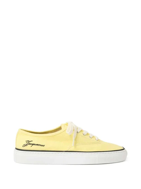 Jacquemus Yellow Low Top Sneakers