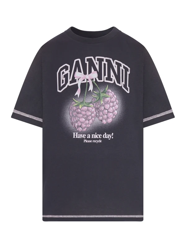 Ganni Black Half Sleeve