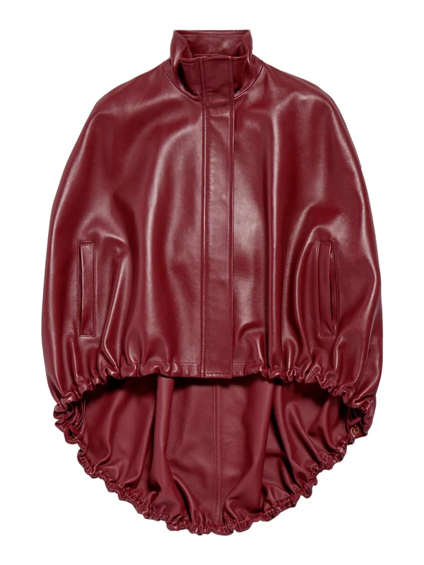 Balenciaga Burgundy Cape