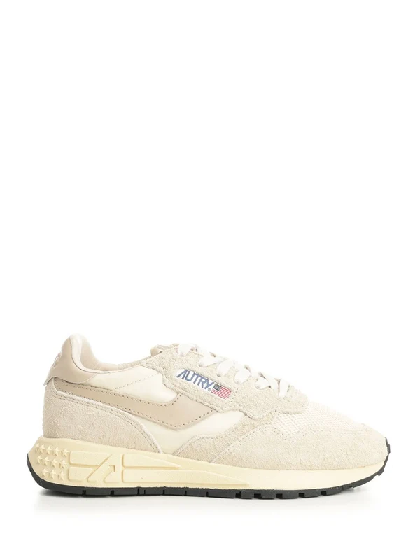 Autry Beige Low Top Sneakers