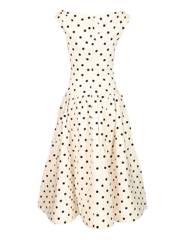 Self-Portrait Ivory Midi Dress - Image 2