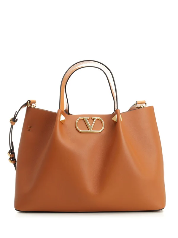 Valentino Brown Tote Bags