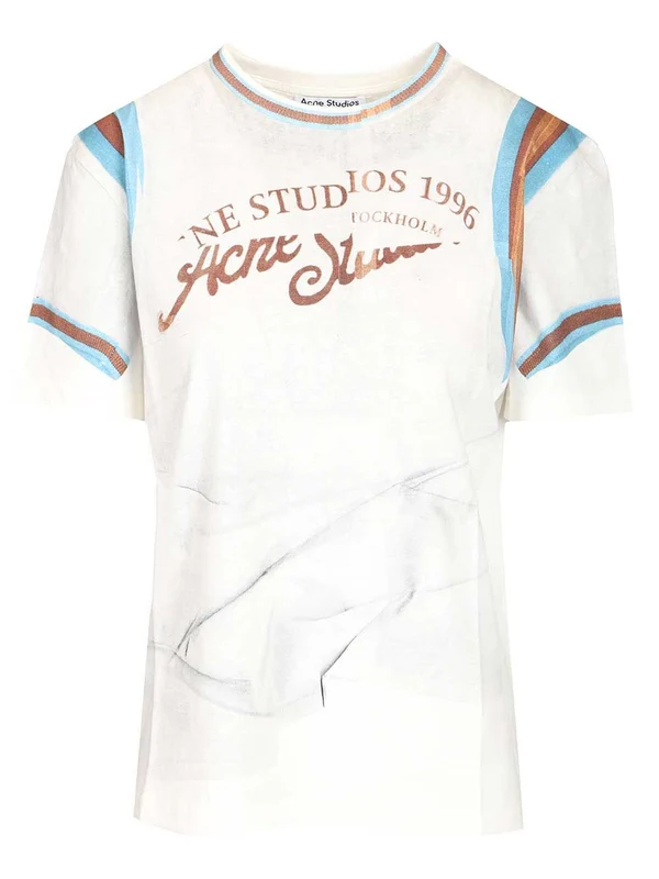 Acne Studios White Half Sleeve