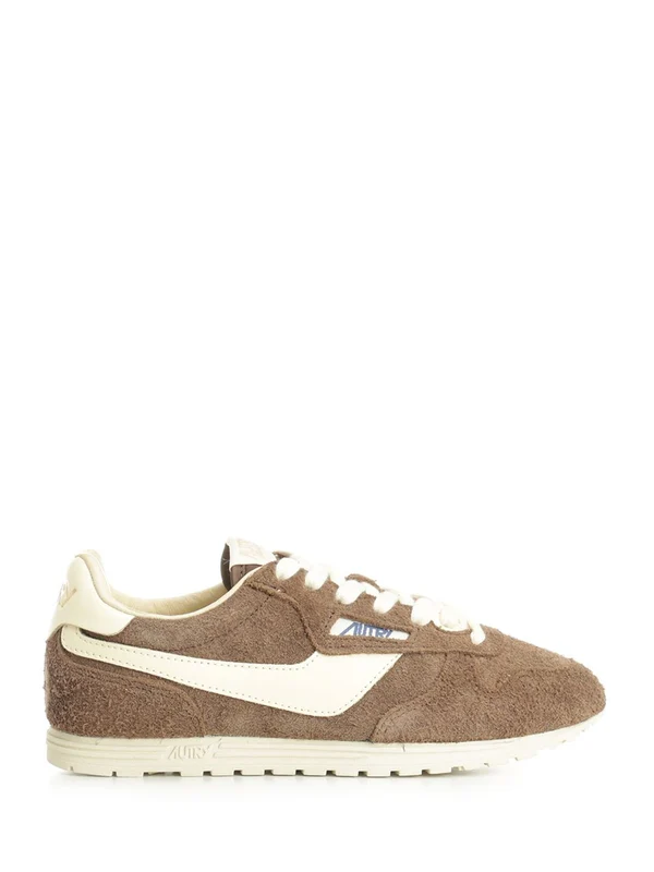 Autry Brown Low Top Sneakers