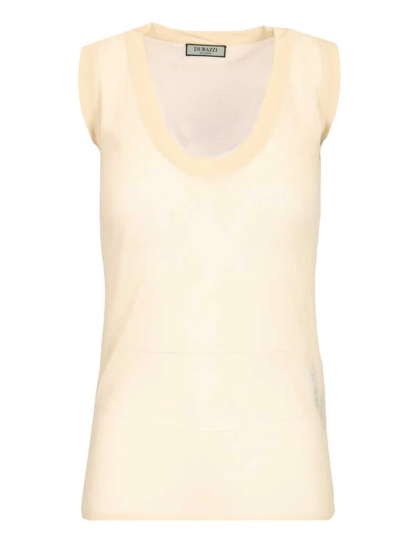 Durazzi Milano Ivory Sleeveless
